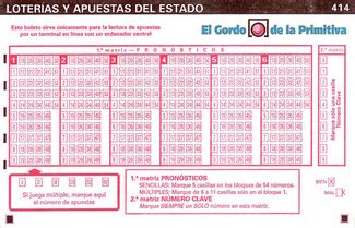 El Gordo Lottery game results .